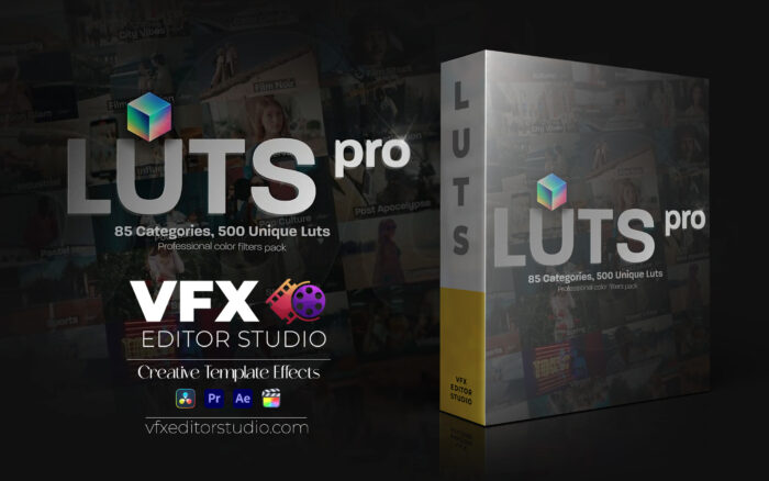 LUTS Pro 500 LUTs For Davinci Resolve, PR, AE, FCP