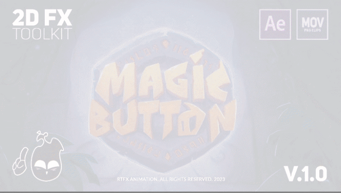Magic Button - 2D FX animation toolkit