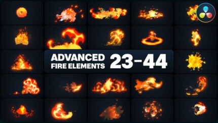 Fire Elements 23-44 Davinci Resolve