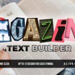 Magazine Paper Text Builder